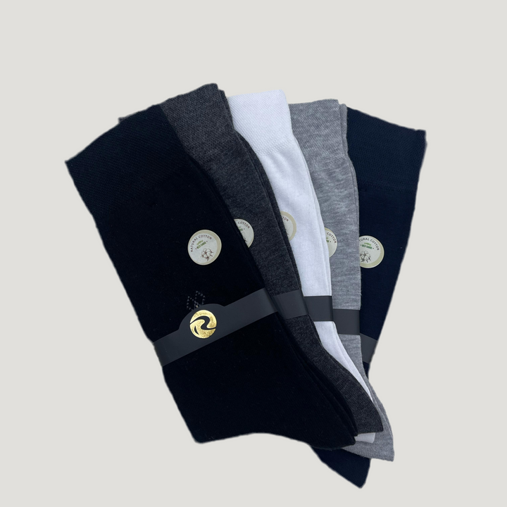 Men - Premium Formal Dress Cotton Socks - 1 Pair - جوارب رسمية فاخرة مصنوعة من القطن للرجال - زوج واحد