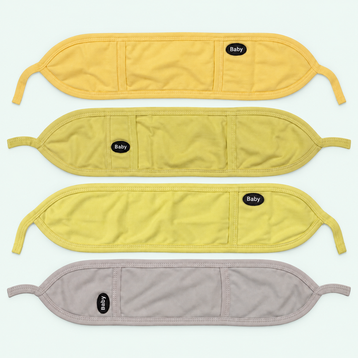 Baby 100% cotton belly band — hero — one size up to 2 years