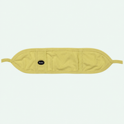 Baby 100% cotton belly band — pale yellow — one size up to 2 years