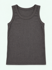 Charcoal – Kids' 100% Cotton Tank
