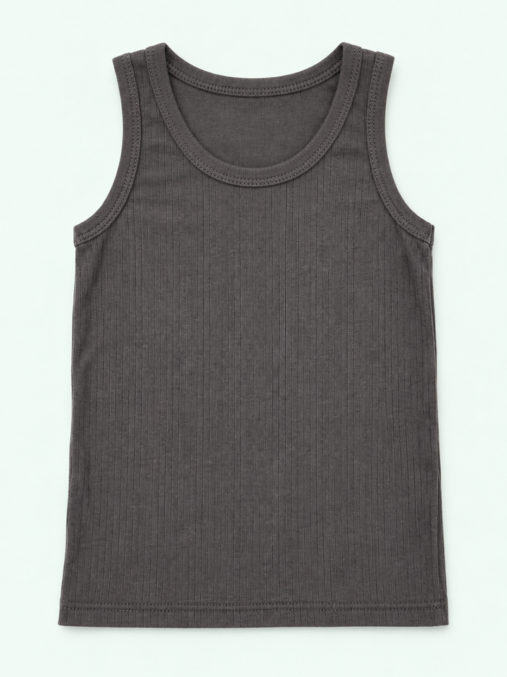 Charcoal – Kids' 100% Cotton Tank
