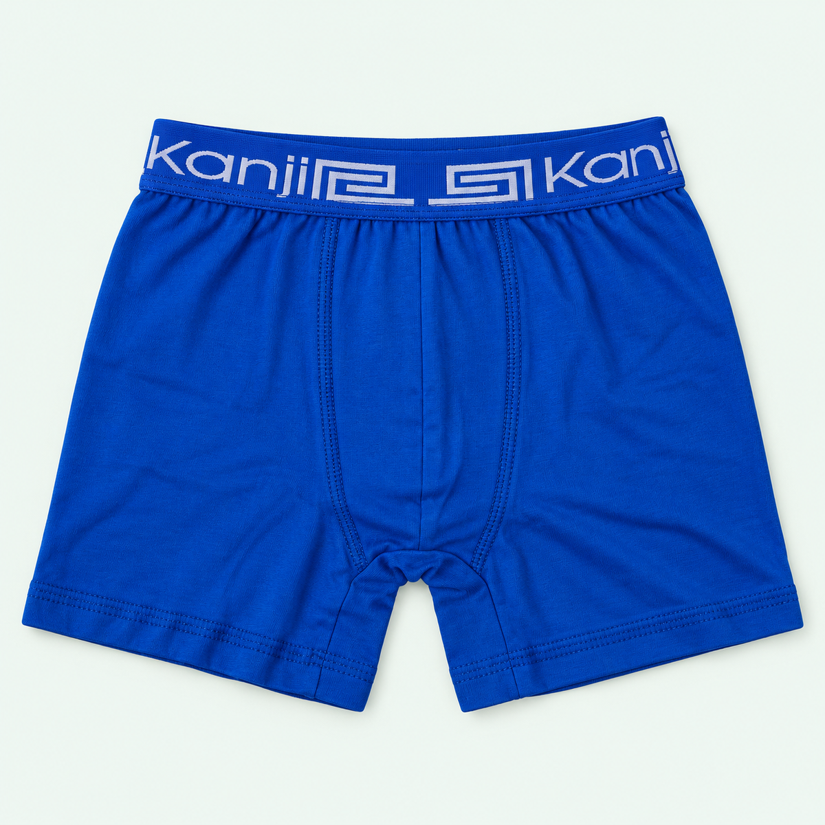 Royal Blue Kanji kids boxer shorts