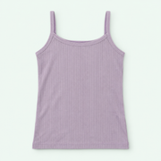 Lavender Kids’ Ribbed 100% Cotton Camisole | أندرشيرت أطفال مضلع قطن 100%