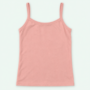 Pink Kids’ Ribbed 100% Cotton Camisole | أندرشيرت أطفال مضلع قطن 100%