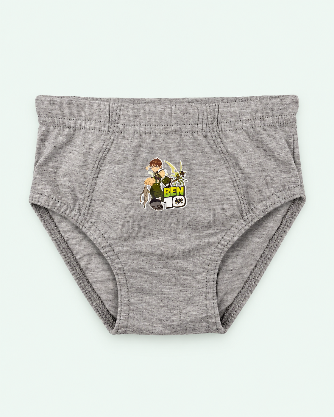 Boys BEN10 gray cotton briefs