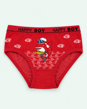 Boys Pirate Shark briefs - Red