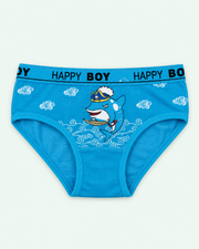 Boys Pirate Shark briefs - Turquoise