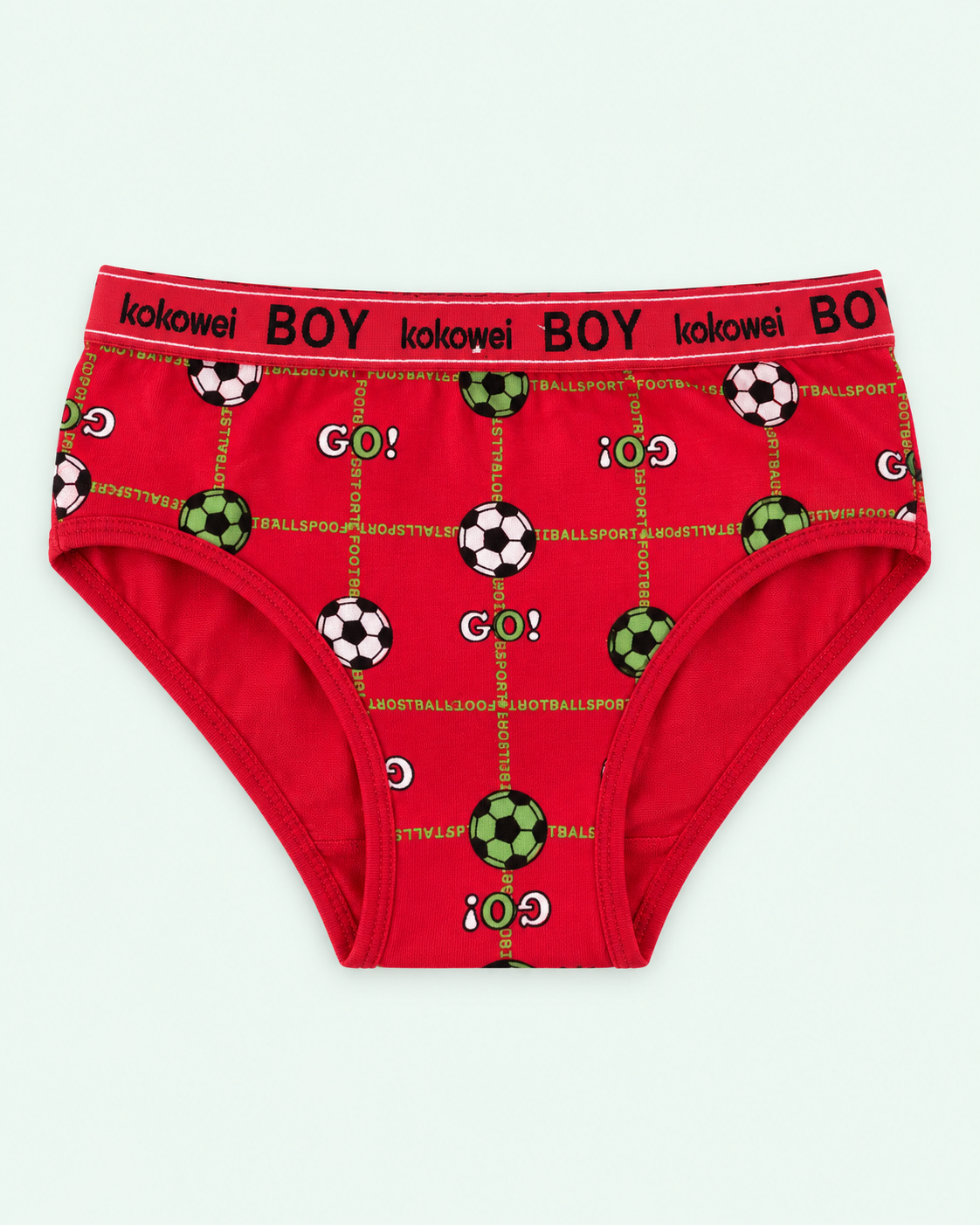 Boys Football briefs - Red