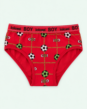 Boys Football briefs - Red