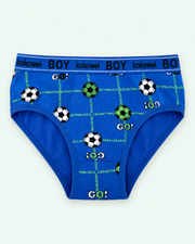 Boys Football briefs - Royal Blue