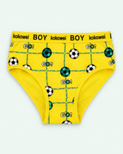 Boys Football briefs - Yellow