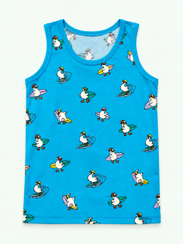 Turquoise – Kids' 100% Cotton Tank