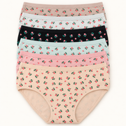 100% Cotton Rose-Print Slips, all color options. Sold individually.