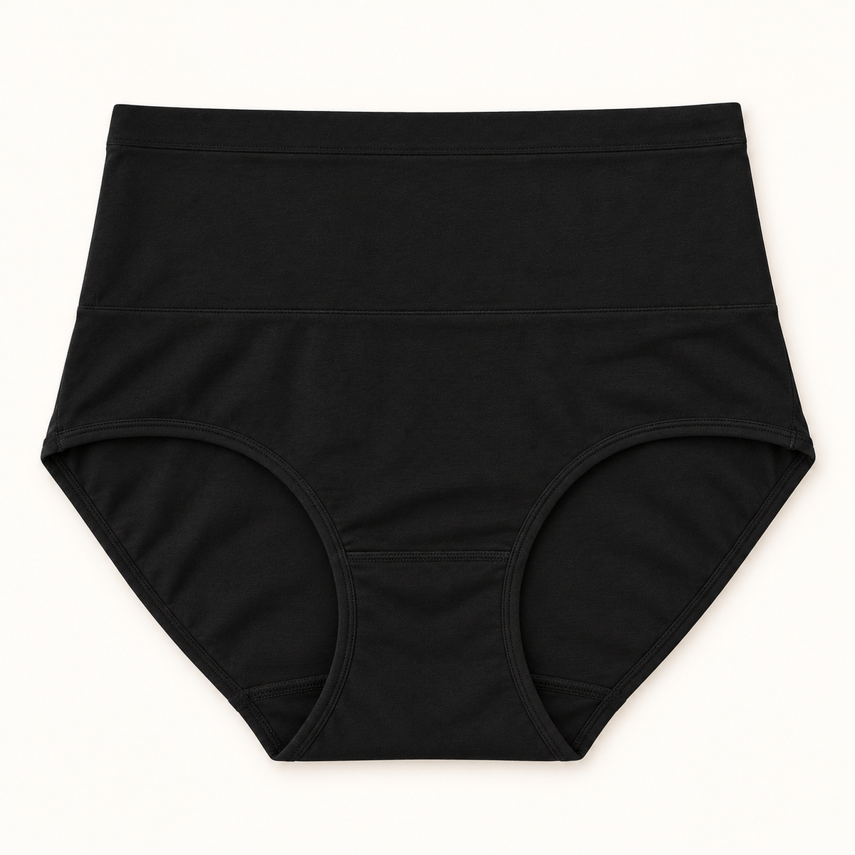 Black high-waist slips. One piece.