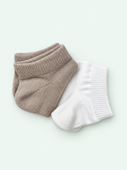 Kids’ Pastel Cotton Ankle Socks - 3 Pairs, view 2