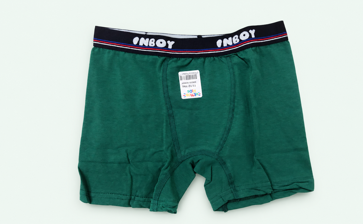 Boys’ Green Boxer Briefs, view 1