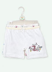 Girls’ Bunny-Print Boxer Briefs - 2 Pieces, view 1