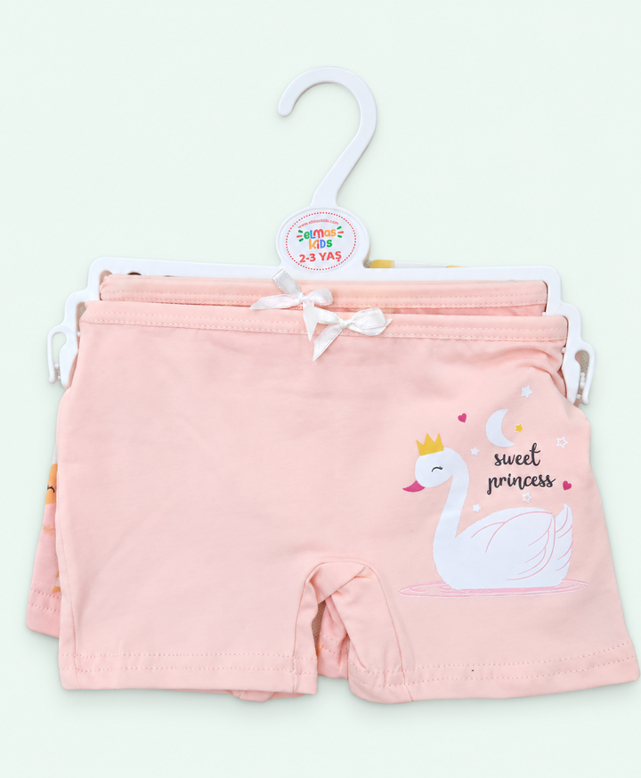 Girls’ Swan & Woodland Animal Boxer Briefs - 2 Pieces, view 1