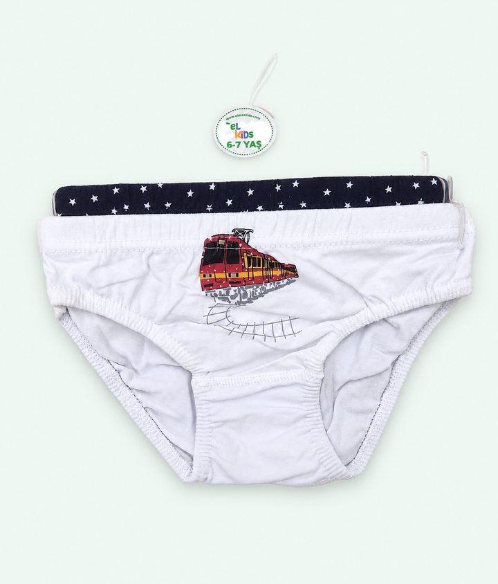 Boys’ Train & Star-Print Briefs - 2 Pieces, view 1
