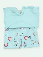 Girls’ Aqua Rainbow Boxer Briefs - 2 Pieces, view 2