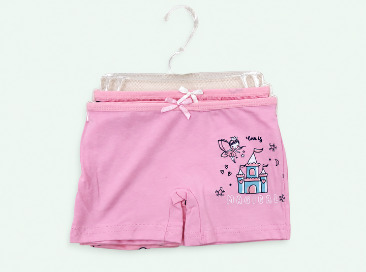 Girls’ Castle & Heart Boxer Briefs - 2 Pieces, view 1