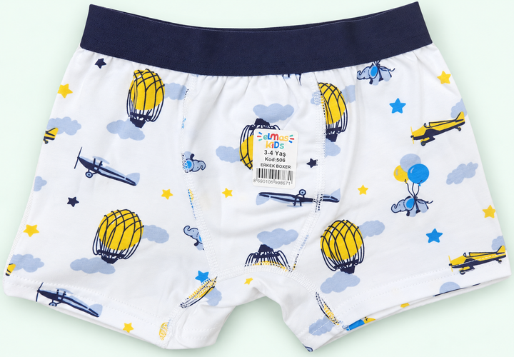 Boys’ Plane & Balloon-Print Boxer Briefs, view 1