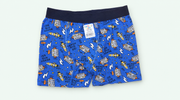Boys’ Blue Robot-Print Boxer Briefs, view 1