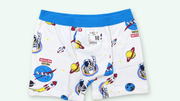 Boys’ Astronaut & Planet-Print Boxer Briefs, view 1