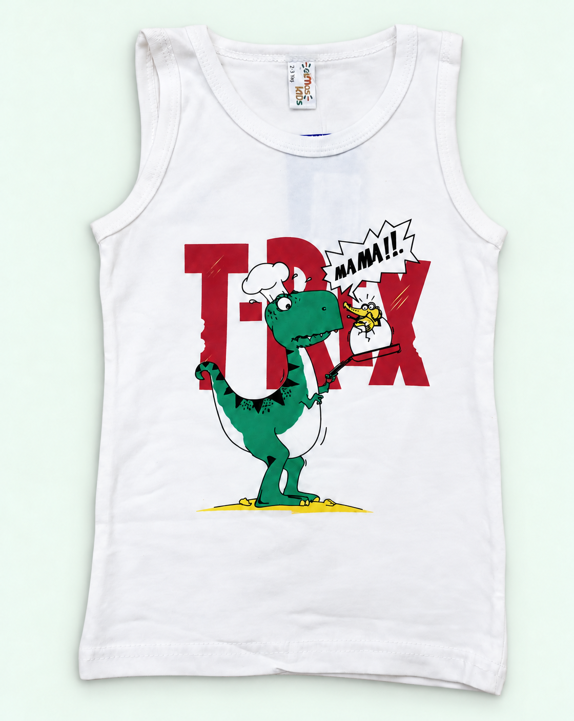 Kids’ T-Rex Tank Undershirt, view 1