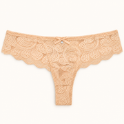 Beige lace slips, One Size. One piece.