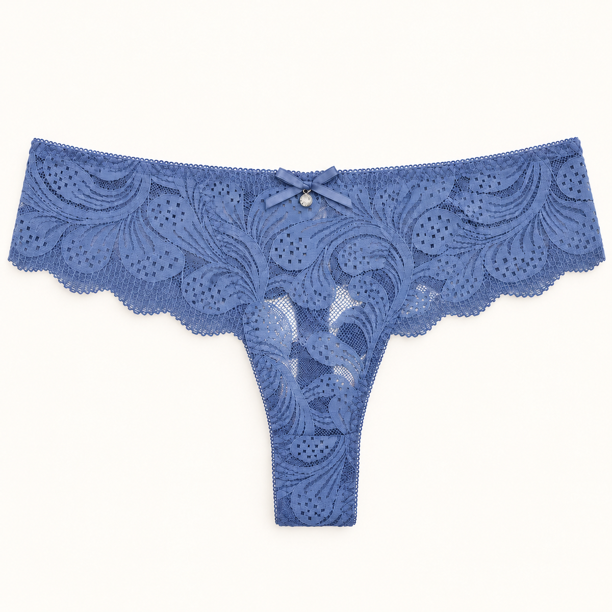 Blue lace slips, One Size. One piece.