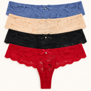 Lace slips in Blue, Beige, Black and Red. Sold individually in the selected colour.