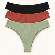 Ribbed High-Cut Slips, all color options. Sold individually.