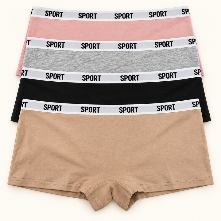 SPORT Waistband Boyshort Slips, all color options. Sold individually.
