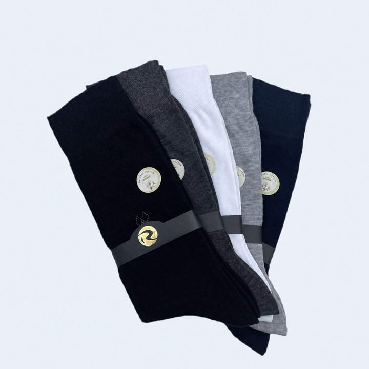 Men - Premium Formal Dress Cotton Socks - 1 Pair - جوارب رسمية