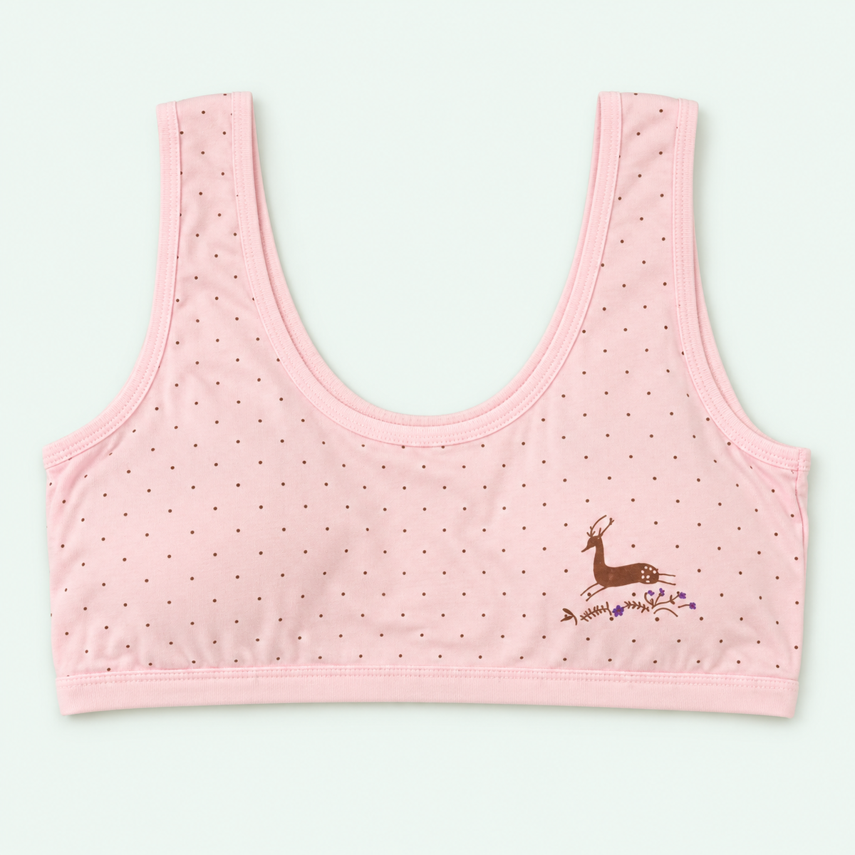 deer-dotted-crop-top pink